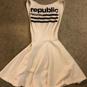 American Apparel skater dress with graphic print